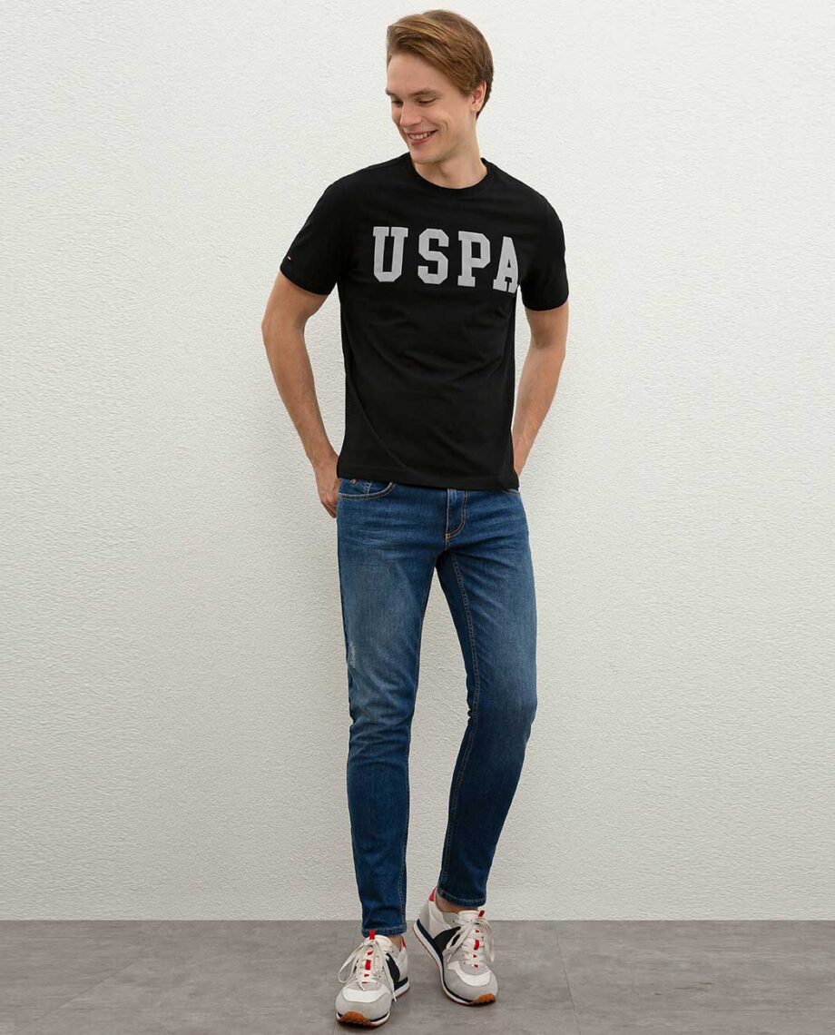 تی شرت مردانه مشکی پولو (02)