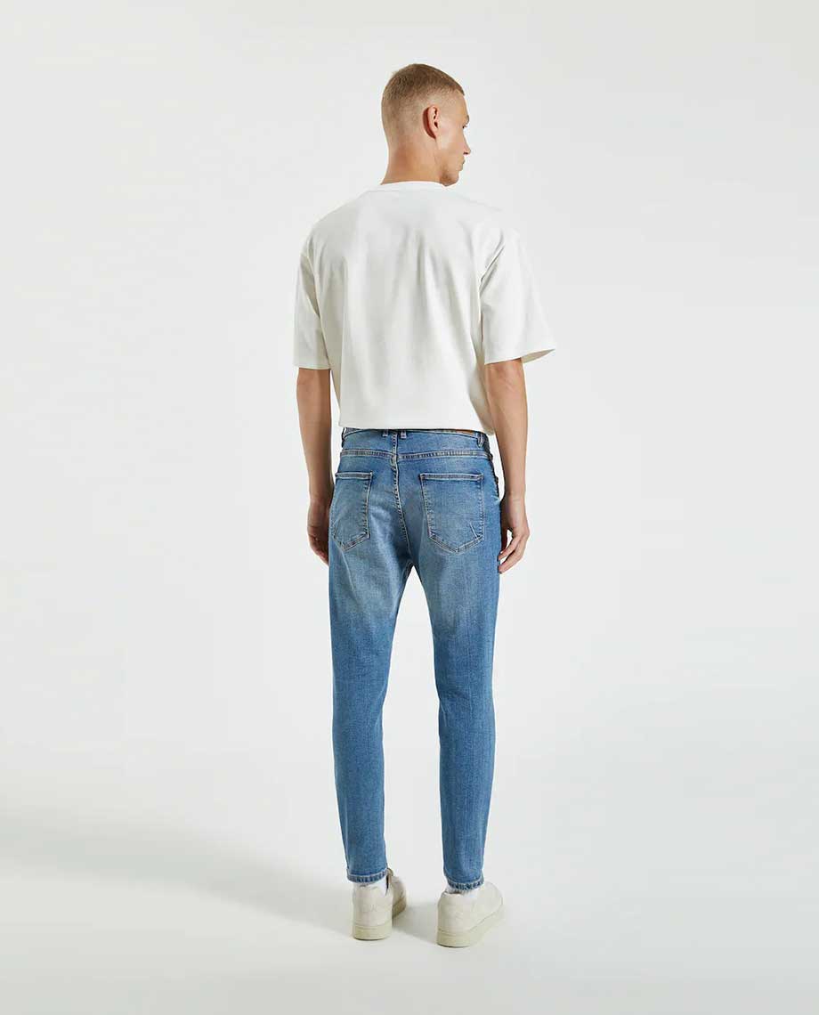 شلوار جین آبی روشن مردانه پول اند بیر (01)